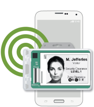 An NFC-enabled batteryless e-paper badge